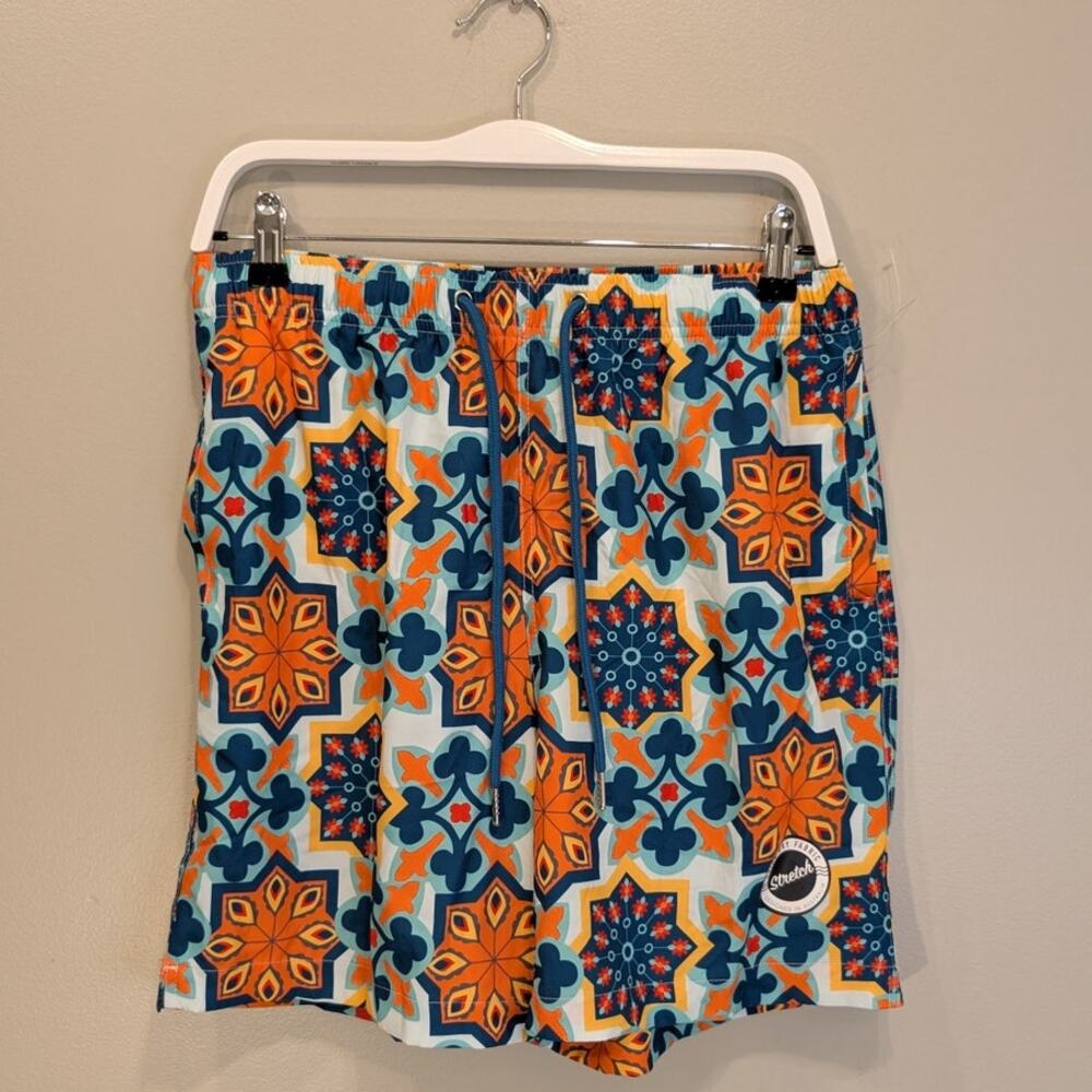 COVE Australia Swim Trunks Lined Stretch Beach Pool Travel Vacation - Size L